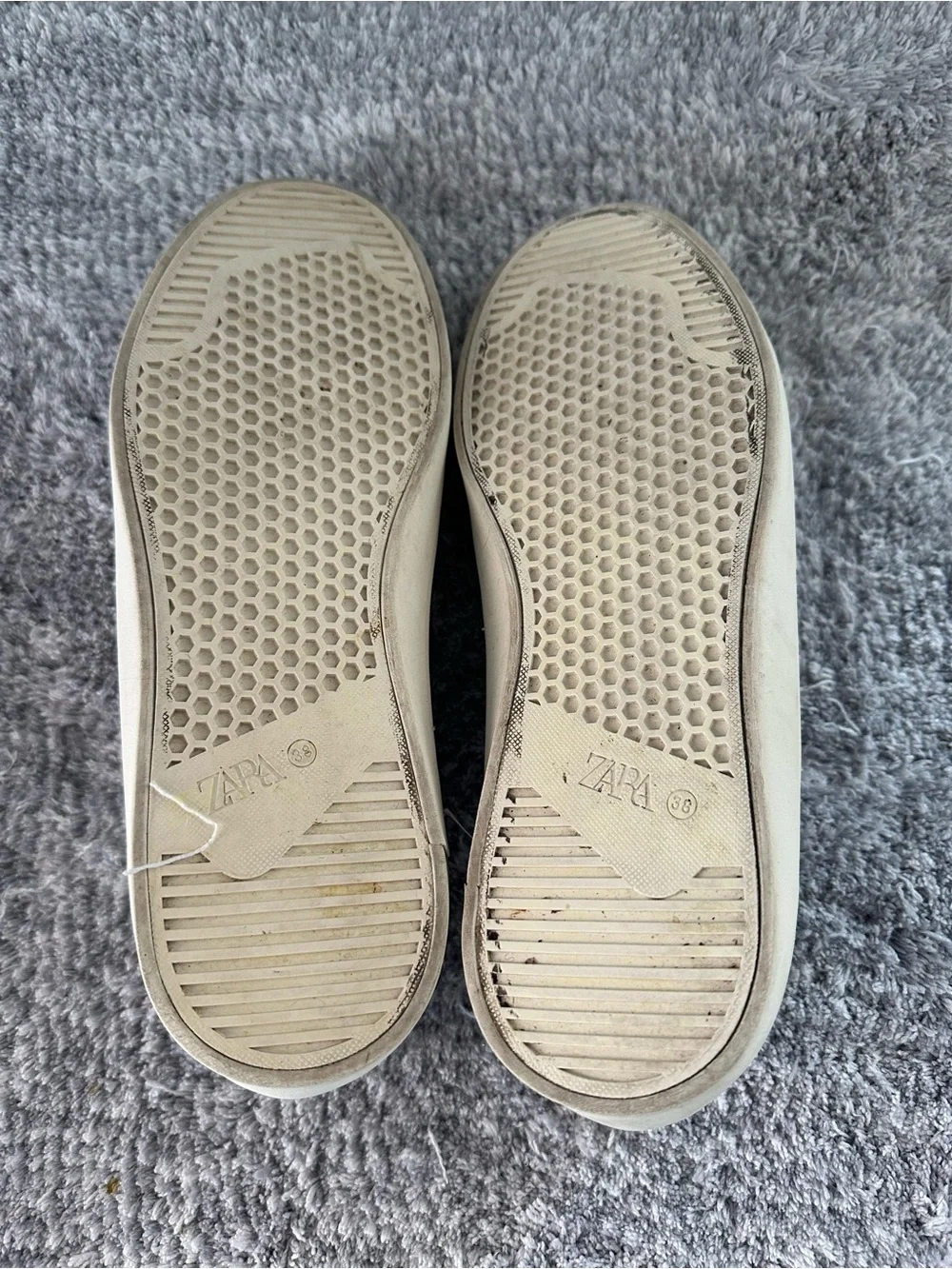 Zara Blue Kids Dress Sneakers with White Sole